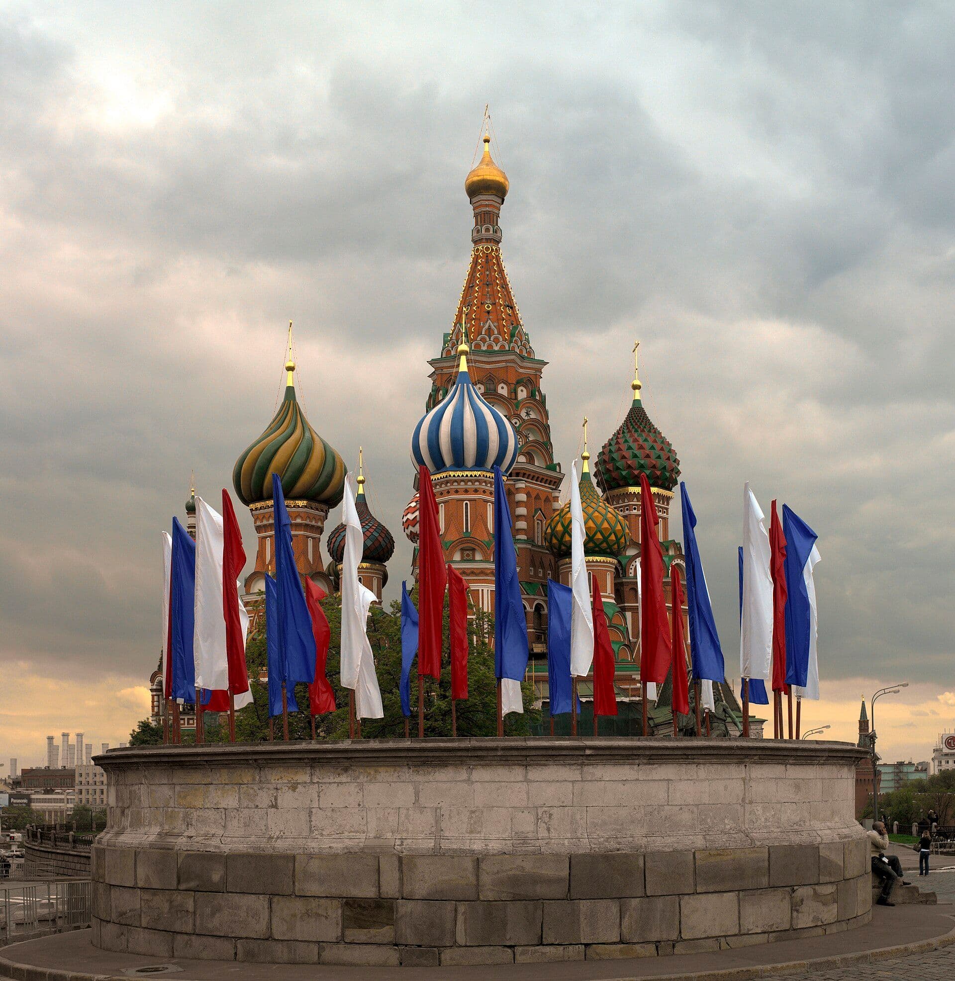 Красная площадь и собор Василия Блаженного в Москве